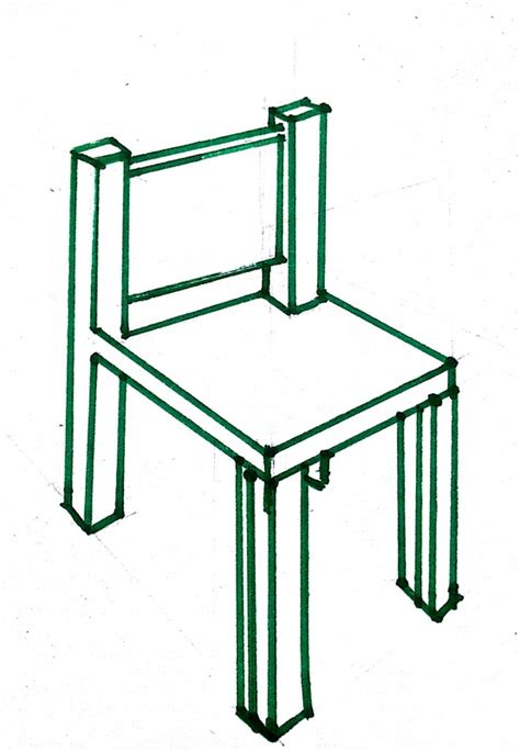 Assignment A Chair In Two Point Perspective Sang S Creative Venture