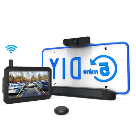 Auto Vox Solar Wireless Rear View Backup Camera Kit