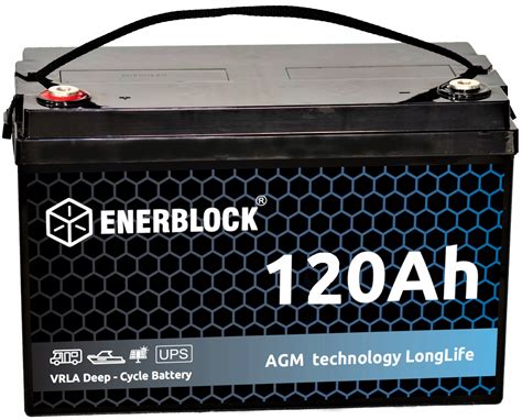 АККУМУЛЯТОР AGM 12V 120AH ENERBLOCK DEEP-CYCLE купить на Avtoex из ...