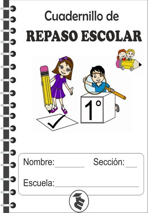 Cuadernillo De Repaso Escolar Del Primer Grado De Primaria En Images