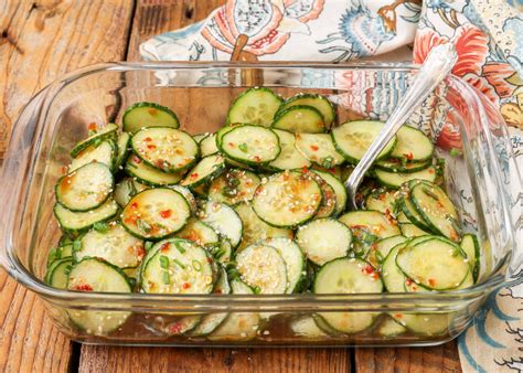 Spicy Asian Cucumber Salad Vegetable Recipes