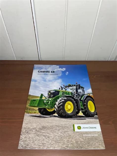 BROCHURE PROSPEKT PROSPECTUS TRACTEUR JOHN DEERE 6R Tractor Traktor