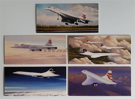 The Concorde Collection British Airways G-BOAF Greeting cards