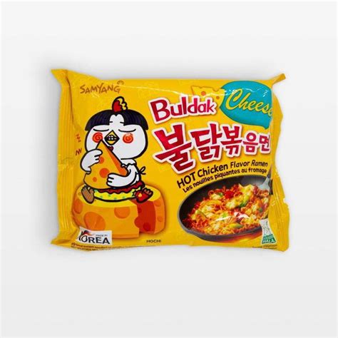 Samyang // Cheese - 1 | Cheese noodles, Cheese flavor, Chicken flavors