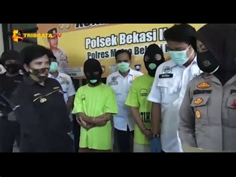 POLSEK BEKASI KOTA GELAR PRESS RELEASE UNGKAP DUA KASUS NARKOBA YouTube