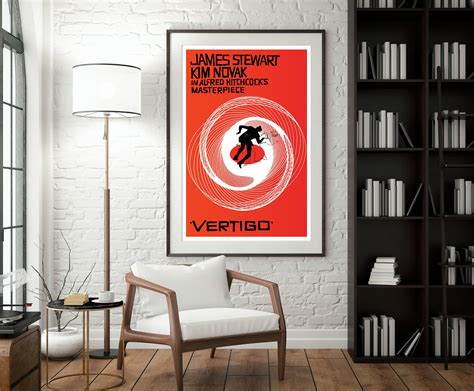 Vertigo Movie Poster Digital Download, Movie Poster, Wall Art Print ...