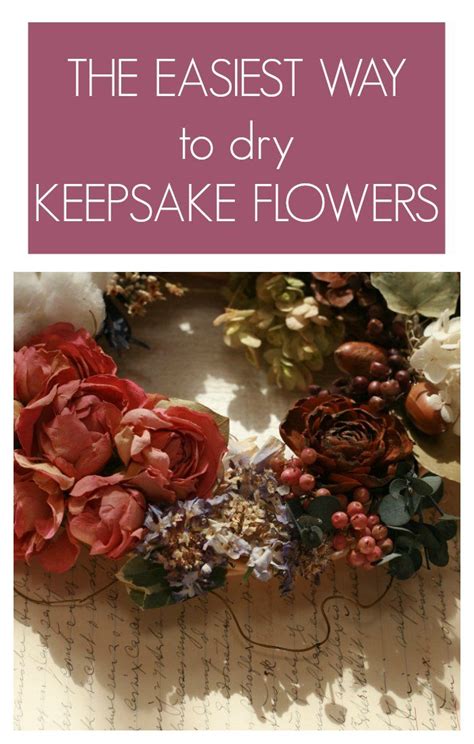 Dry Your Keepsake Flowers Using ACTÍVAs Flower Drying Art Silica Gel