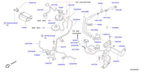 2005 Nissan Frontier Vacuum Hose Routing Diagram Help Identi