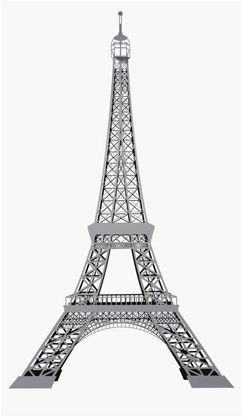 Eiffel Tower Outline Png, Transparent Png , Transparent Png Image - PNGitem