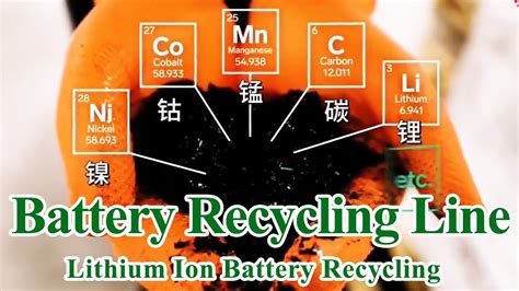 Lithium Ion Battery Recycling Line Lithium Ion Battery Recycle Profit Youtube