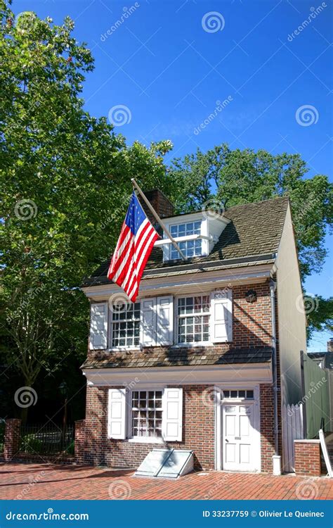 Betsy Ross House In Old Philadelphia Pennsylvania Stock Image Image