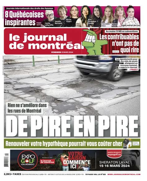 Le Journal De Montreal Subscriptions Pressreader