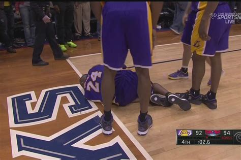 Kobe Bryant Injury Lakers Star Has Severely Sprained Ankle Out