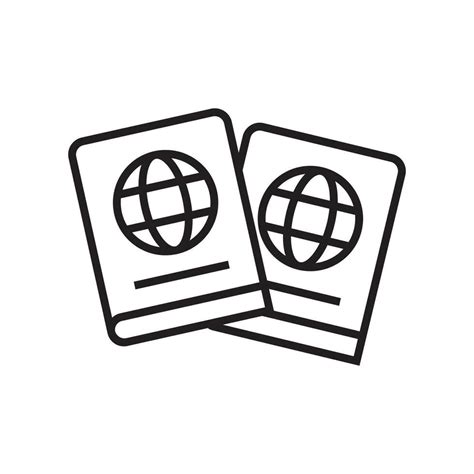 Passport Icon Vector Design Illustration 25884241 Vector Art At Vecteezy