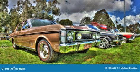 Classic Australian Ford Falcon Editorial Stock Image Image Of Muscle