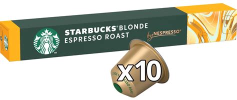 STARBUCKS Blonde Espresso Roast Kaffeekapseln für NESPRESSO