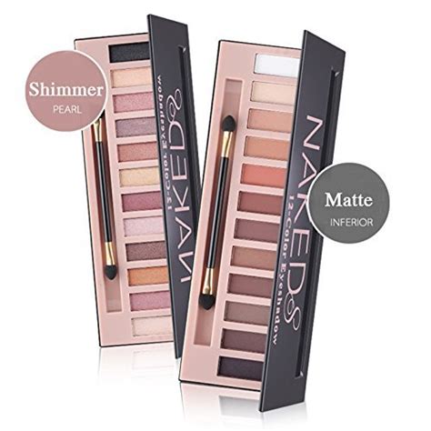 Jual 2 Pack 12 Colors Makeup Naked Eyeshadow Palette Natural Nude Matte Shimmer Glitter Pigment