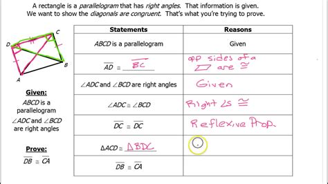 Day 11 Hw Parallelogram Proofs Youtube