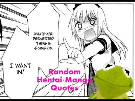 Random Hentai Manga Quotes Youtube