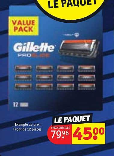 Promo Gillette Proglide Pi Ces Chez Kruidvat Icatalogue Fr