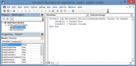 Tips Excel Rij En Kolom Van De Actieve Cel Markeren VBA