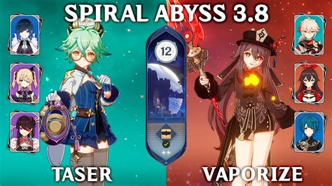 Spiral Abyss Floor Stars Hu Tao C Amber C Vaporize And