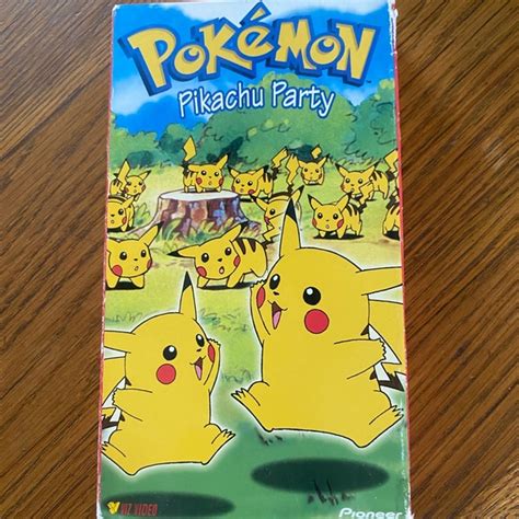 Pokemon Media Pokemon Vol Pikachu Party Vhs Poshmark