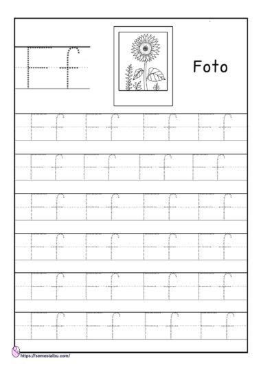 Belajar Menulis Huruf Menebalkan Abjad A Z Bahasa Indonesia Pdf