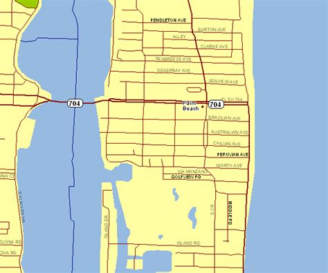 Downtown Map Of Palm Beach