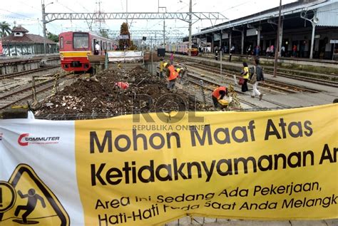 Peron Stasiun Bogor Dibuat Lebih Panjang Republika Online