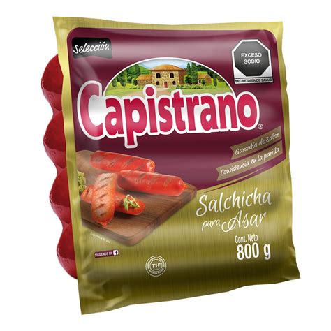 Salchicha Para Asar De Cerdo Capistrano 800 G Soriana