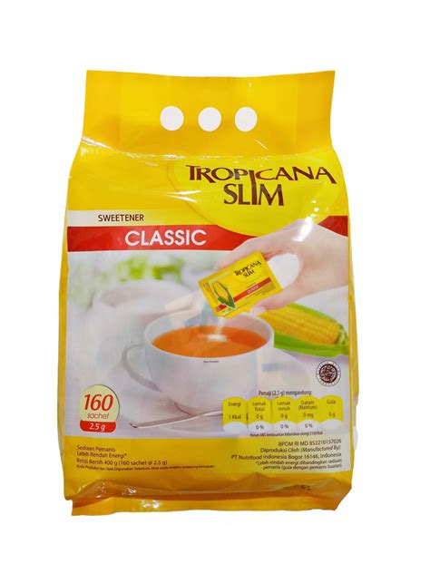 Gula Tropicana Slim Classic Natural Sweetener Sachet Lazada Indonesia