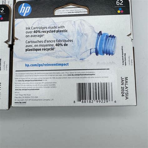 Hp Tri Color Ink Cartridge C P An New Sealed Genuine Lot Of Ebay