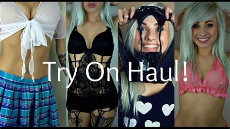 Sexy Costume Lingerie Haul Adam Eve Youtube