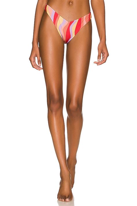 PEIXOTO Shelley Cheeky Bikini Bottom In Fiesta Groove REVOLVE