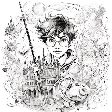 14 Harry Potter Coloring Pages For Artistic Potterheads Thetoyzone