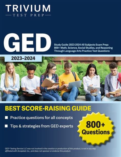 Ged Study Guide All Subjects Exam Prep Math Science