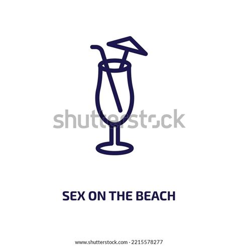 Sex On Beach Icon Drinks Collection Stock Vector Royalty Free Shutterstock