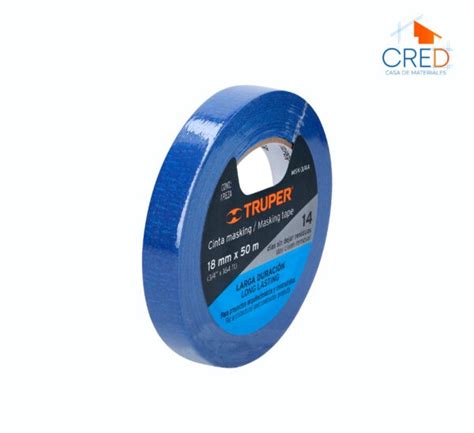 Cinta Masking Tape Azul De X M Truper Materiales Cred