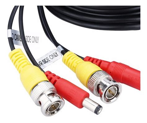 Cable Para Camara De Seguridad Cctv Video Bnc Y Poder Mts Cuotas