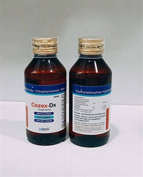 Dextromethorphan Hydrobromide Cough Syrup Packaging Size Ml At Rs