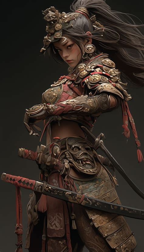 Onna Musha Japanese Female Warriors Nel Guerriero Samurai