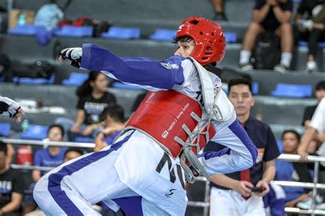 Sans Barbosa Nu Off To Strong Start In Uaap Taekwondo Abs Cbn News