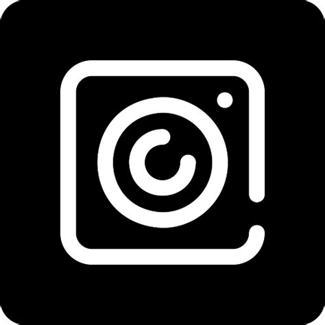 Black Instagram Logo