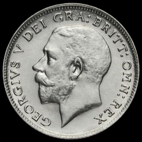 George V Silver Sixpence Scarce G Ef