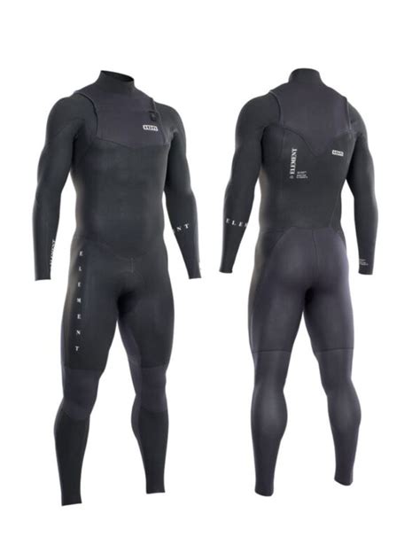 ION Element 5 4mm Front Zip Wetsuit Black Andy Biggs Watersports