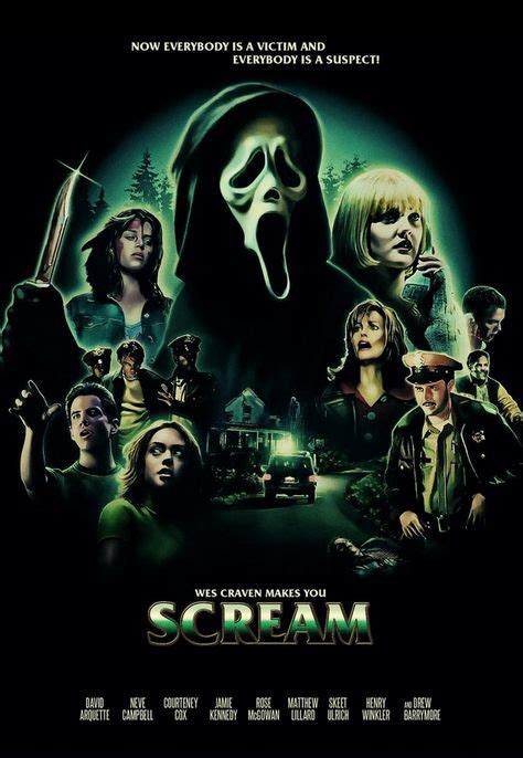 Poster Art List Scream Ralf Krause Cine Película Scream Carteles