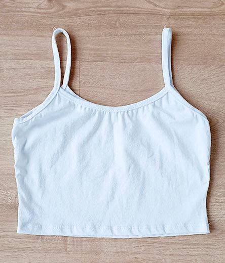 Top Tirante Fino Blanco Camisetas Bailongas Ropa De Baile