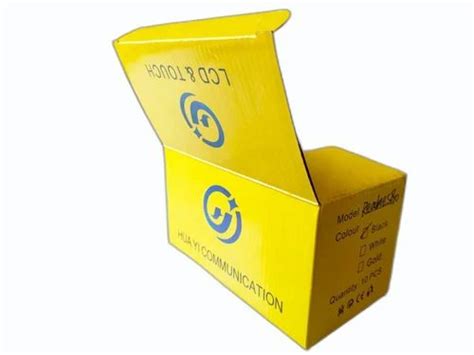 Single Wall 3 Ply Digital Printing CMYK Printed Corrugated Boxes At