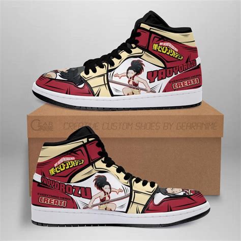 BNHA Momo Sneakers Custom Anime My Hero Academia Shoes HomeFavo